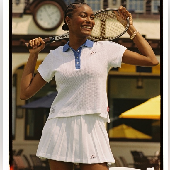 Rowing Blazers x Arthur Ashe Icon Centre Court pleated tennis skirt - Picture 4 of 7